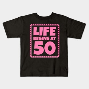 Life Begins at 50 Kids T-Shirt